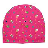 Трикотажная шапка Be Snazzy FLOWERS CDL-121118 ярко-розовый